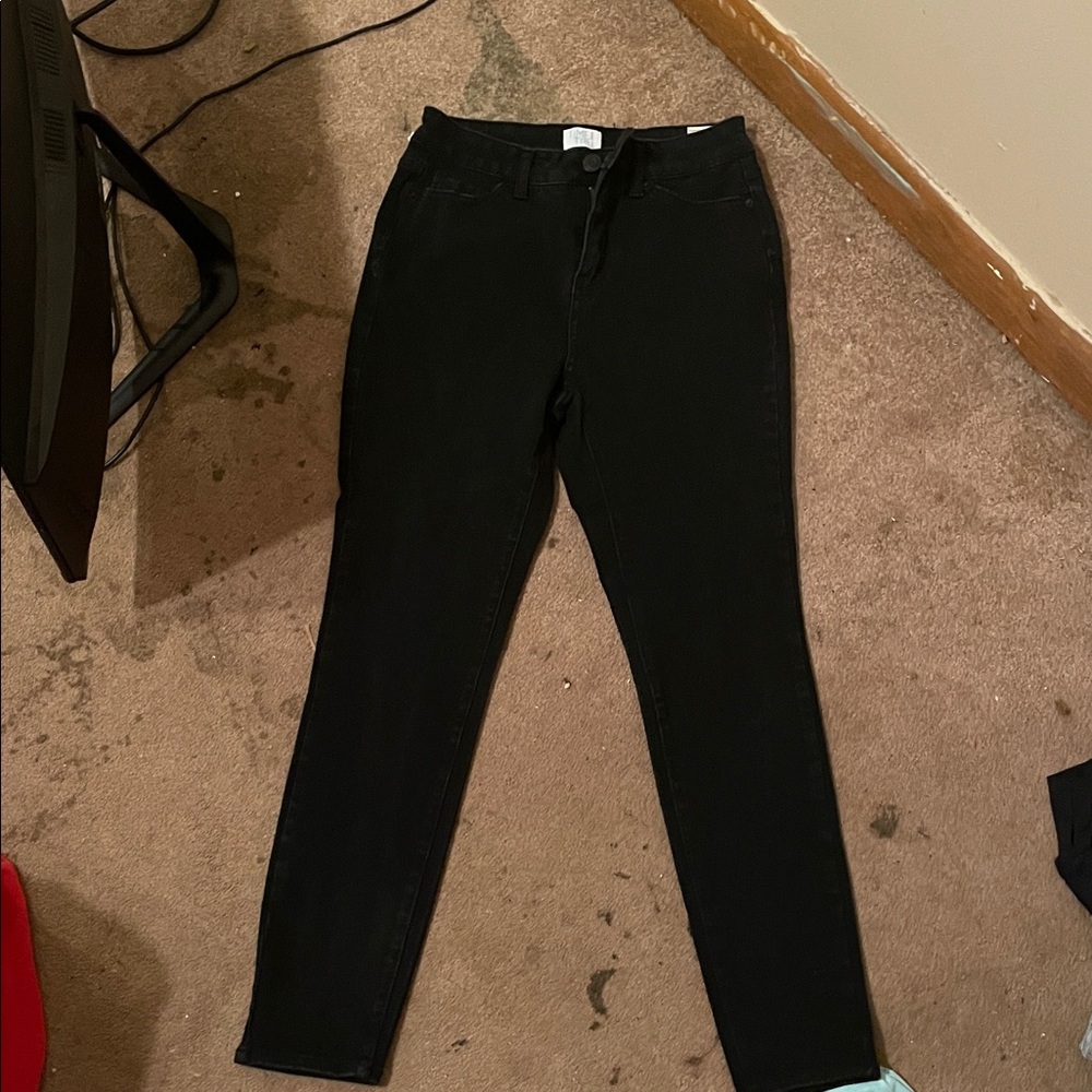 Time and Tru Women's Black Skinny Jeans